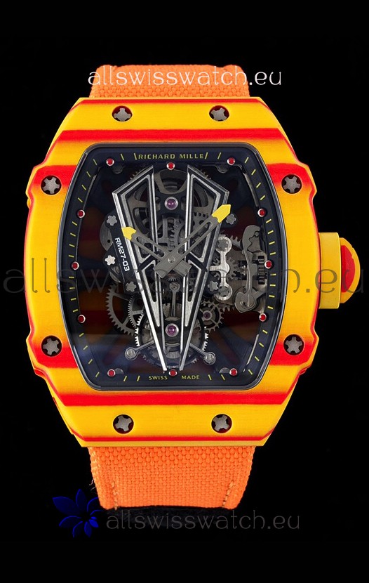 Richard Mille RM27-03 Rafael Nadal Genuine Tourbillon Movement 1:1 Mirror Replica Watch