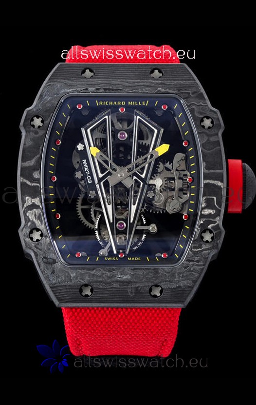 Richard Mille RM27-03 Rafael Nadal Genuine Tourbillon Movement 1:1 Mirror Replica Watch