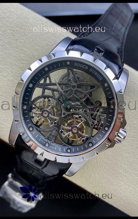 Roger Dubuis Excalibur Dual Tourbillon 1:1 Mirror Swiss Steel Case