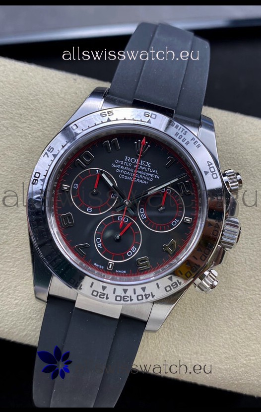 Rolex Cosmograph Daytona 116509 Black Dial Cal.4130 Movement - 904L Steel Watch