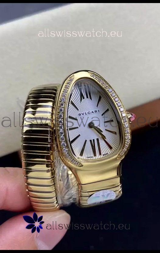 Bvlgari Serpenti Edition Yellow Gold Casing Watch in 1:1 Mirror Quality