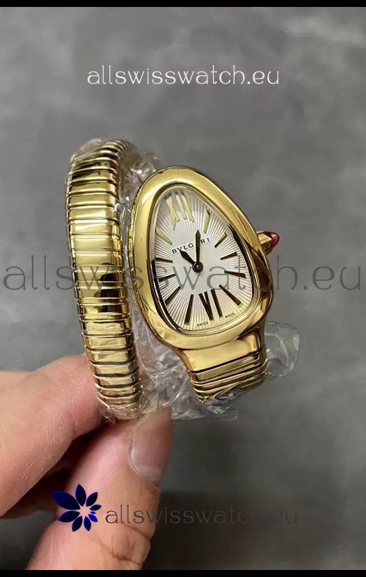 Bvlgari Serpenti Edition Yellow Gold Casing Watch in 1:1 Mirror Quality