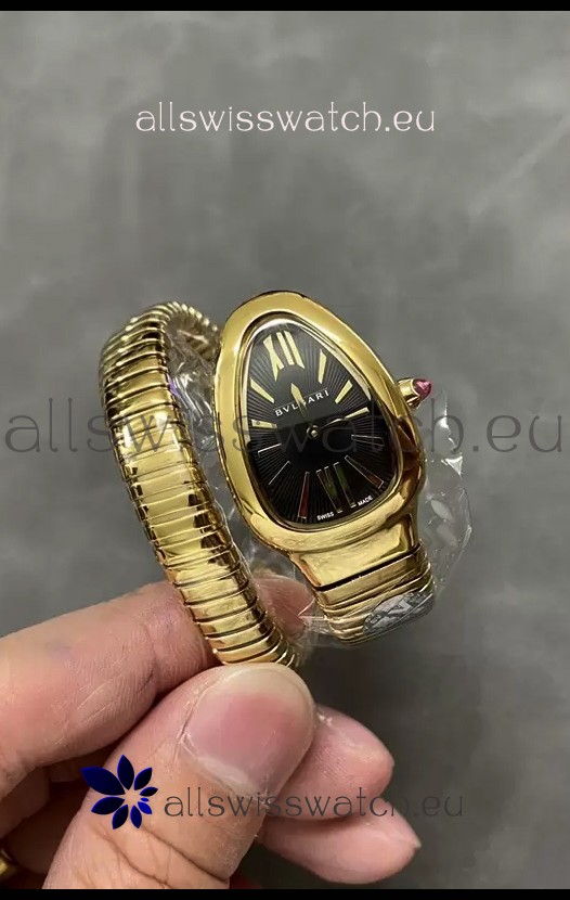 Bvlgari Serpenti Edition Yellow Gold Casing Watch in 1:1 Mirror Quality