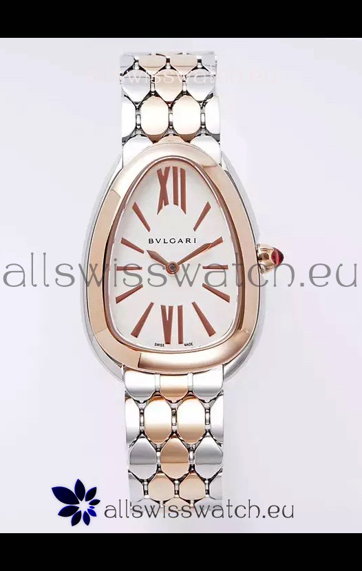 Bvlgari Serpenti Seduttori Edition in Two Tone Rose Gold Casing Super Clone Watch