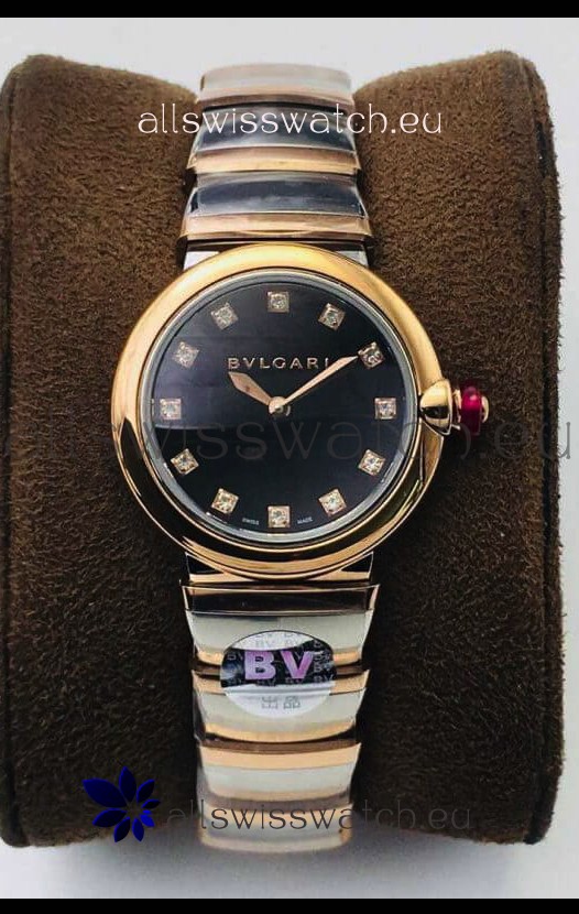 Bvlgari LVCEA Edition Watch in Two Tone Rose Gold Steel - 1:1 Mirror Replica