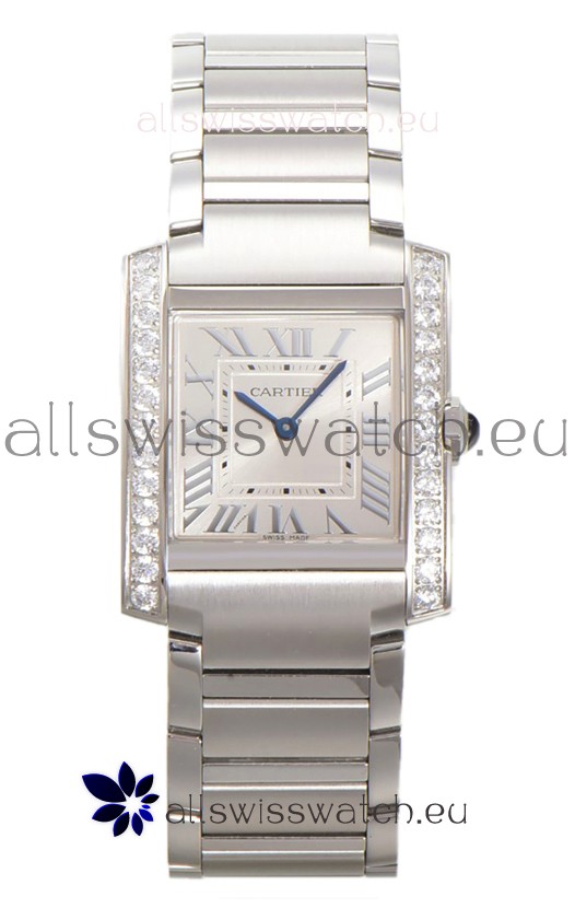 Cartier Tank Francaise Stainless Steel Swiss Quartz Replica Watch 25.70MM
