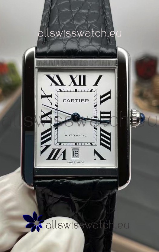 Cartier Tank Solo Swiss Automatic Watch in Stainless Steel Casing 31MM Wide - Superlone Edition
