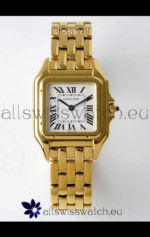 PANTHERE de Cartier Edition 27mm 1:1 Mirror Swiss Watch Yellow Gold Casing