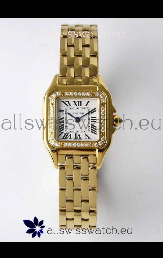 PANTHERE de Cartier Edition 22mm 1:1 Mirror Swiss Watch Yellow Gold Casing