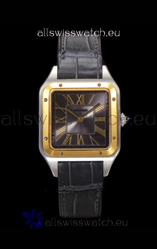 Cartier Santos Dumont 31.4MM Super Clone Edition Watch in Two Tone Casing