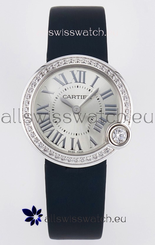 Ballon Blanc De Cartier Super Clone Watch 30MM Steel Casing 