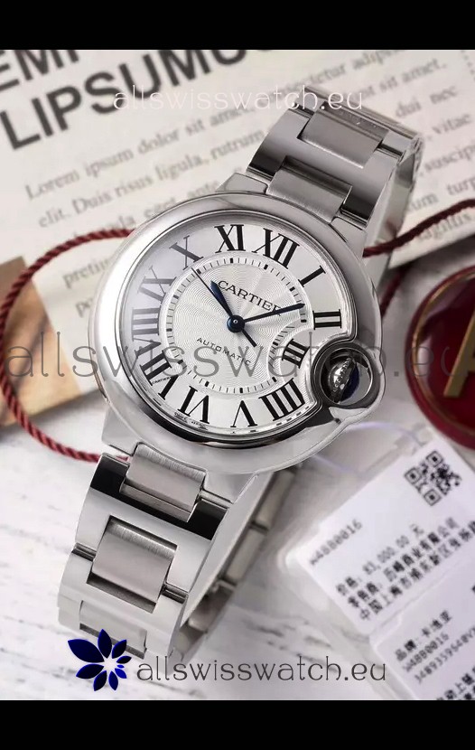 Ballon De Cartier Swiss Automatic 1:1 Mirror Quality 33MM in Steel Casing