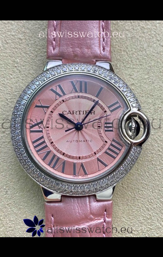 Ballon De Cartier Swiss Automatic 1:1 Mirror Quality 33MM in Steel Casing