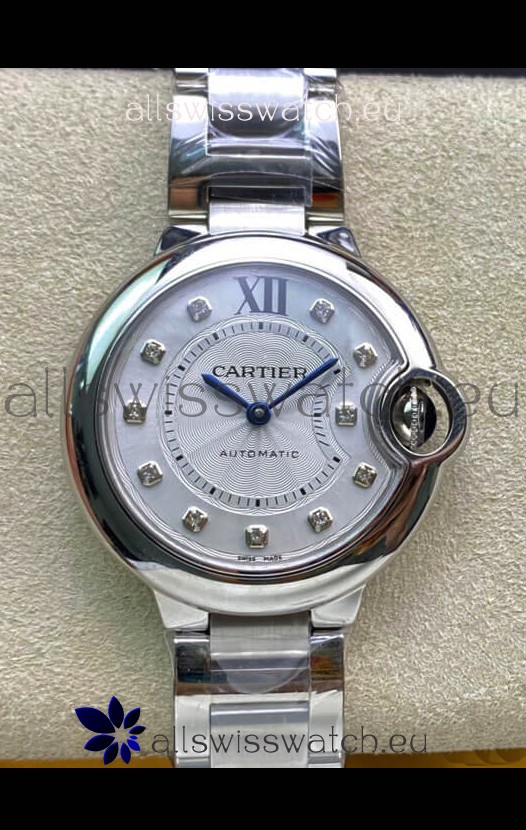 Ballon De Cartier Swiss Automatic 1:1 Mirror Quality 33MM in Steel Casing 