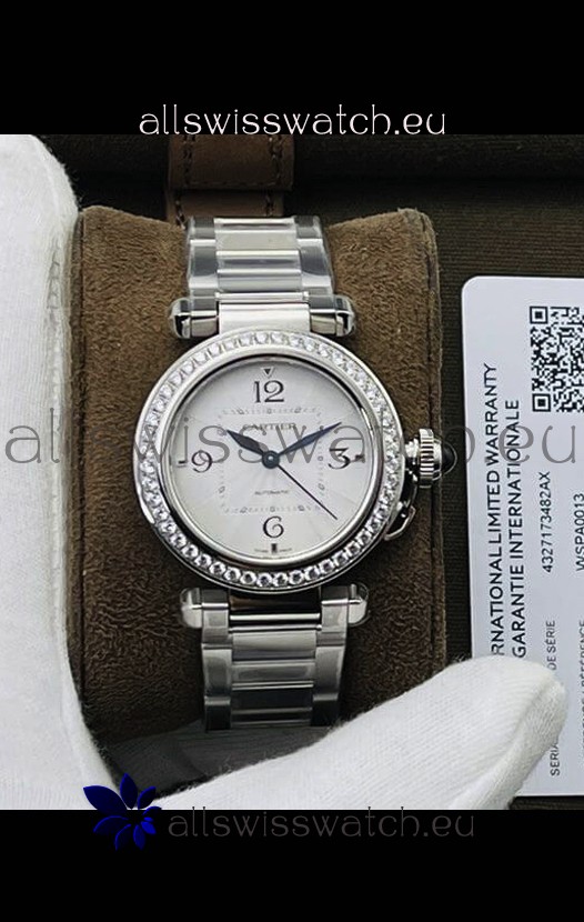 Pasha De Cartier Swiss Automatic 1:1 Mirror Quality 35MM Replica Watch 