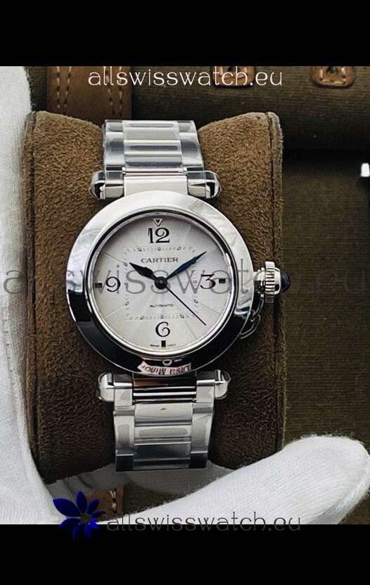 Pasha De Cartier Swiss Automatic 1:1 Mirror Quality 35MM Replica Watch 