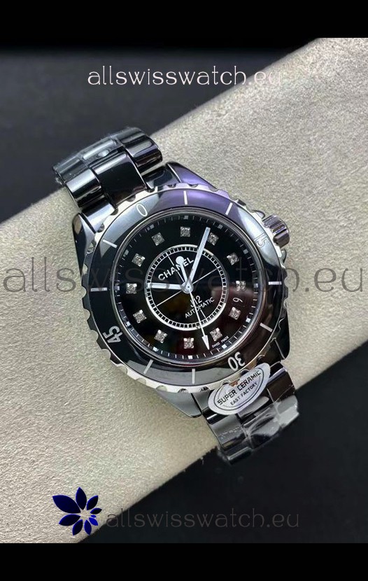 Chanel J12 38MM Black Ceramic Case Watch Automatic 1:1 Mirror Replica Watch