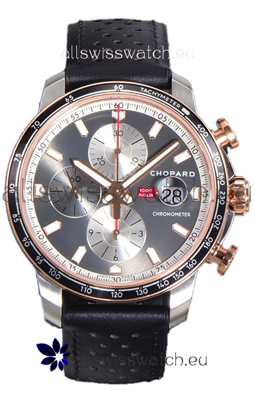 Chopard Mille Miglia GTA Chronograph Two Tone 1:1 Mirror Replica - Steel Dial 