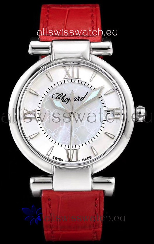 Chopard Imperiale White Dial Swiss Automatic Replica Watch in 904L Steel 