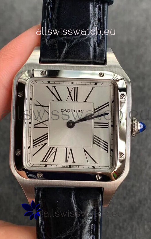 Cartier Santos Dumont 1:1 Mirror Swiss Replica Watch in Steel Casing 38MM