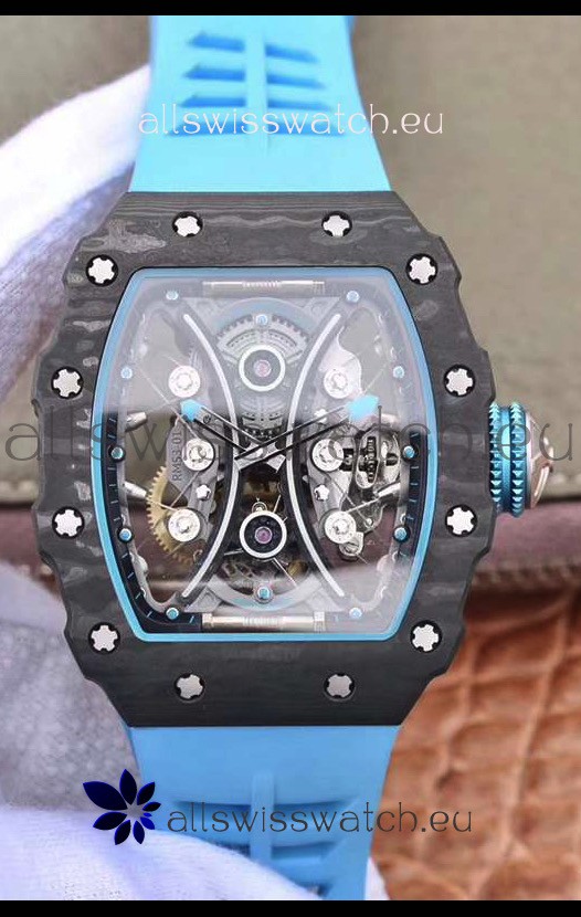 Richard Mille RM053-1 Tourbillon in One Piece Forged Carbon Casing - 1:1 Mirror Quality 