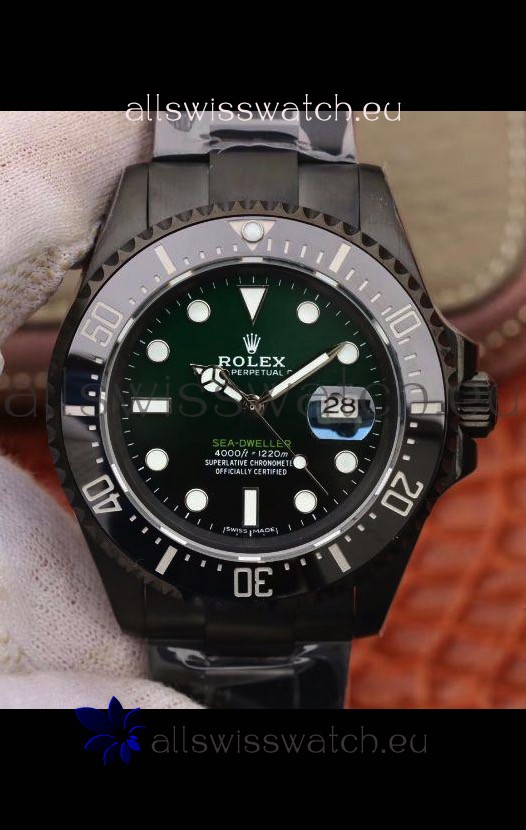 Rolex SeaDweller Deep-Sea Green Dial in 1:1 Mirror Quality - PVD Casing