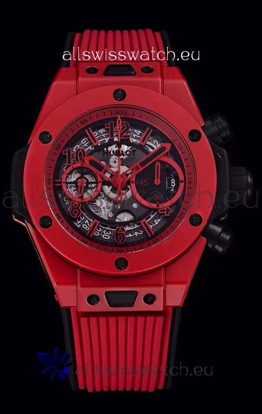 Hublot Big Bang Unico RED PVD 1:1 Mirror Edition Swiss Replica Watch 
