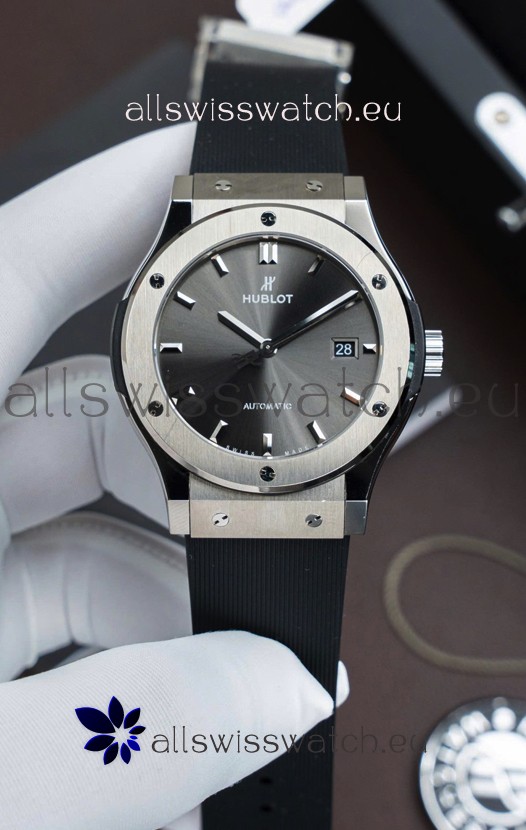 Hublot Super Clone Classic Fusion Titanium Grey Dial 42MM Watch