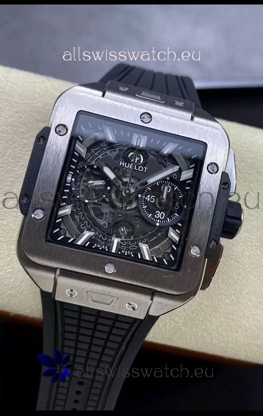 Hublot Square Bang Unico Titanium Chronograph Watch 1:1 Mirror Replica