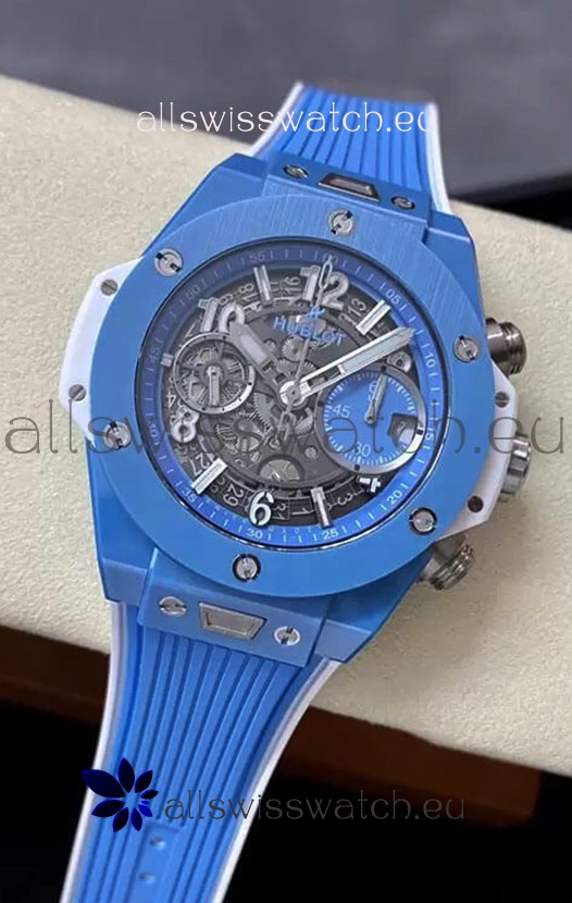 Hublot Big Bang Unico Blue PVD 1:1 Mirror Edition Swiss Replica Watch
