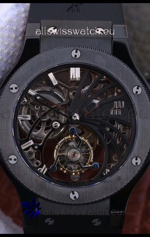 Hublot Classic Fusion Swiss Tourbillon 1:1 Mirror Replica - Ceramic Casing 45MM