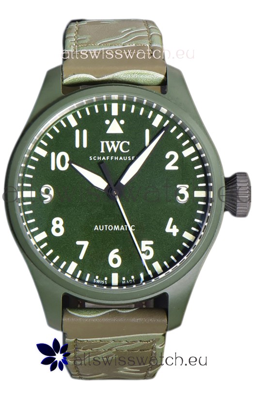 IWC Big Pilot's Top Gun Woodland Edition 43MM Ceramic Casing Swiss Replica Watch 