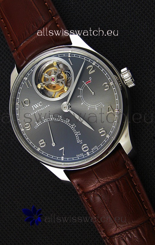 IWC Portugieser Tourbillon Mystere Retrograde Silver Dial UPDATED 2019 Version 
