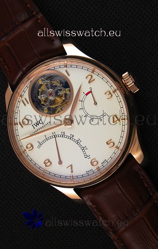 IWC Portugieser Tourbillon Mystere Retrograde IW504402 Pink Gold UPDATED 2019 Version 
