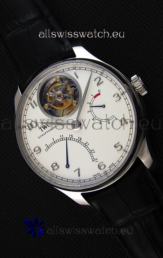 IWC Portugieser Tourbillon Mystere Retrograde IW504601 White Dial UPDATED 2019 Version 