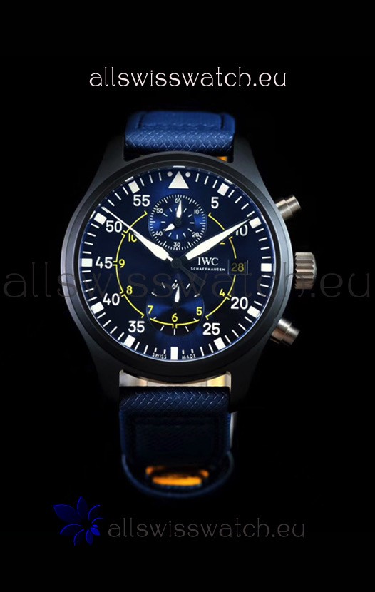 IWC Pilot's Chronograph IW389008 Blue Angels Edition 1:1 Mirror Replica Watch 