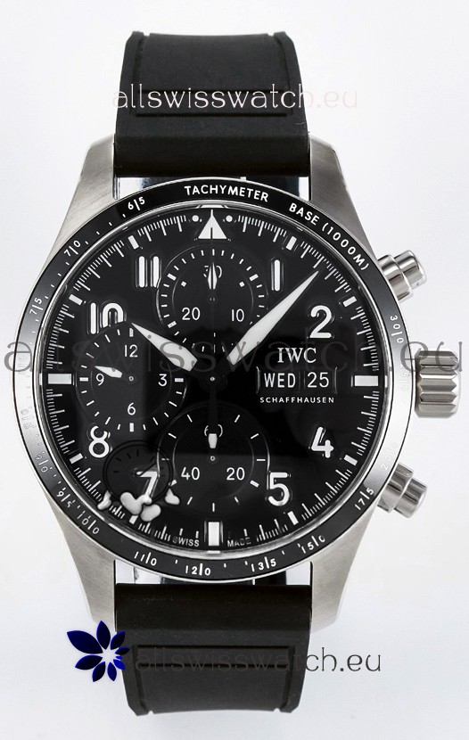 IWC Pilot's IW388305 Super Clone Chronograph 41 Mercedes-AMG Steel Watch