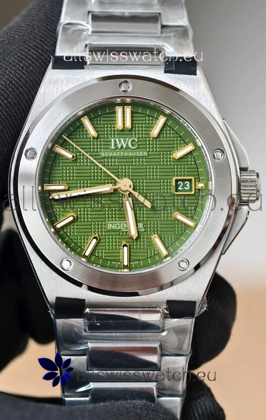 IWC Super Clone Ingenieur IW3289 Green Dial Swiss Replica Watch 