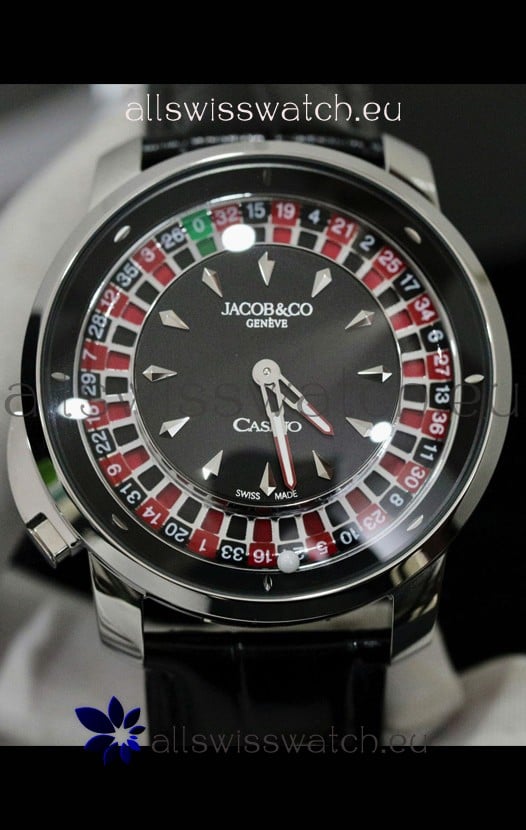 Jacob and Co Roulette Edition Replica Watch in Stainless Steel Casing 