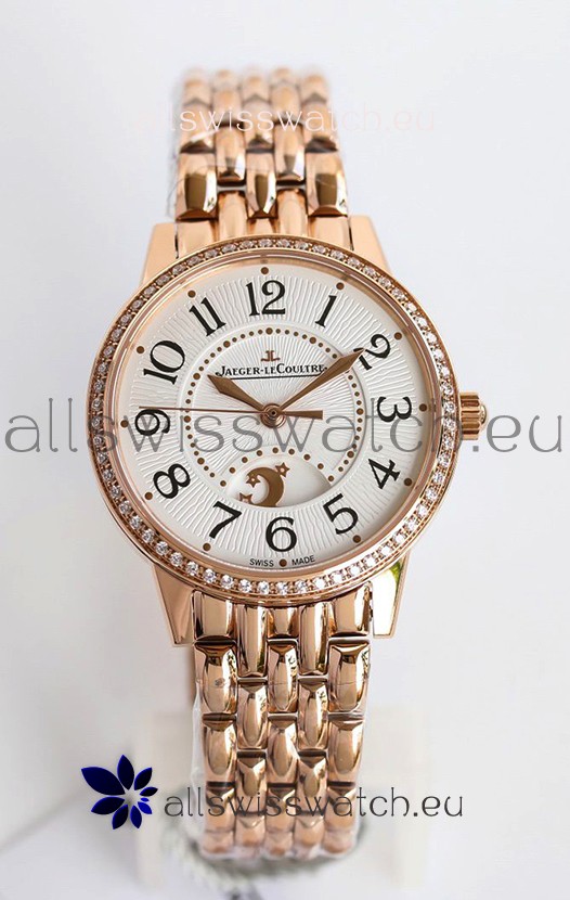 Jaeger-LeCoultre Rendez-Vous Steel Night & Day 1:1 Mirror Rose Gold Watch