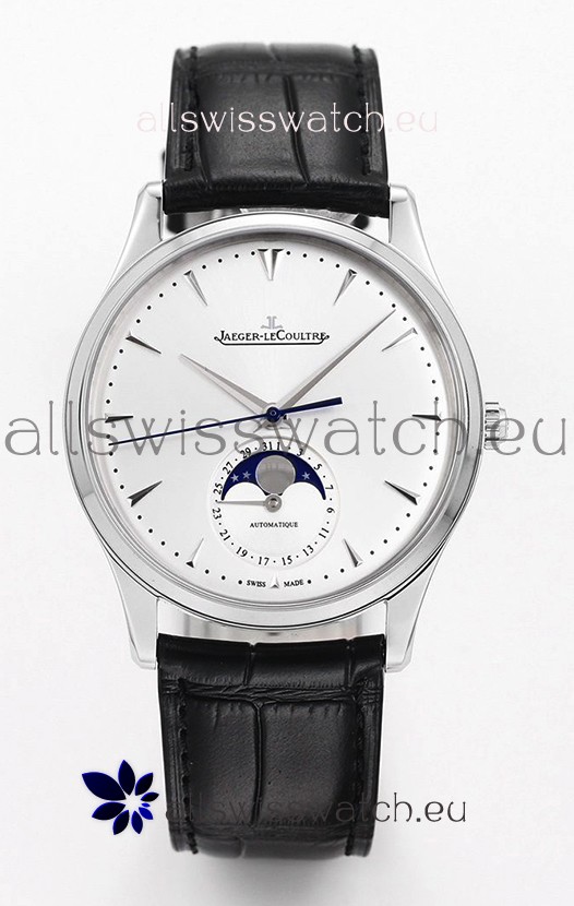 Jaeger LeCoultre Master Ultra Thin Moon 904L Steel 1:1 Mirror Replica Watch