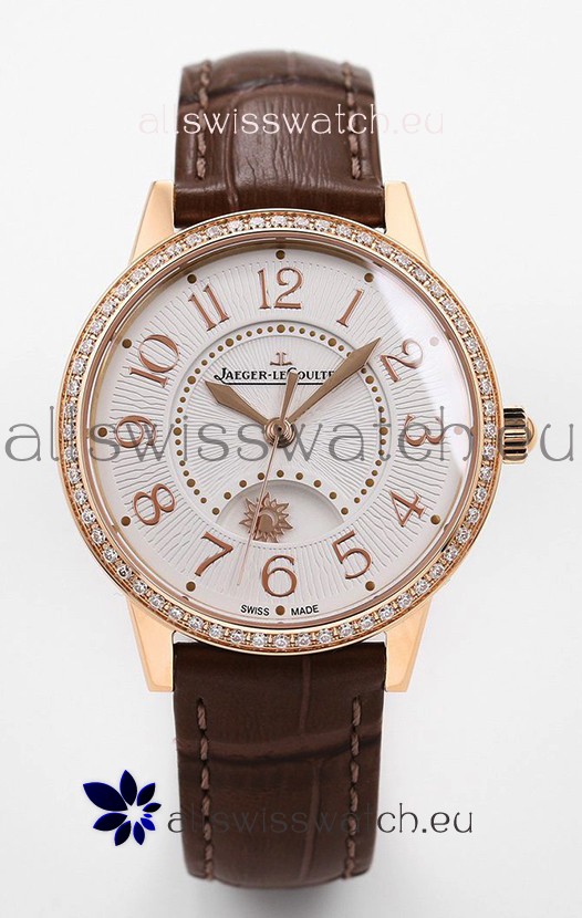 Jaeger-LeCoultre Rendez-Vous Steel Night & Day Rose Gold 1:1 Mirror Swiss Watch