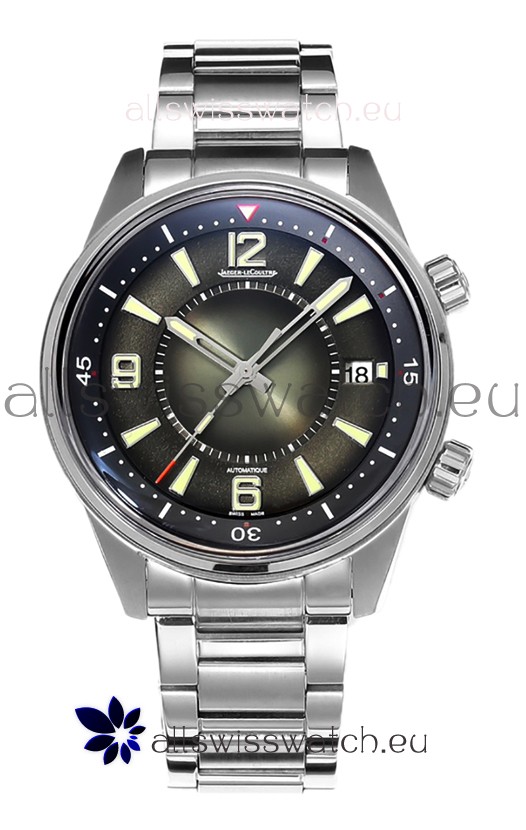 Jaeger LeCoultre Polaris Date Green Dial Steel Strap 1:1 Mirror Replica Watch 42MM
