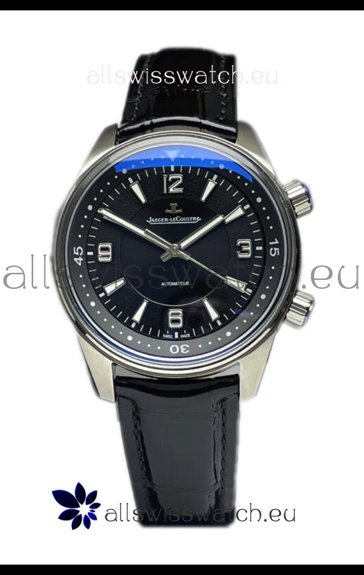Jaeger LeCoultre Polaris Automatic Black Dial Steel Casing 41MM Swiss Replica Watch 