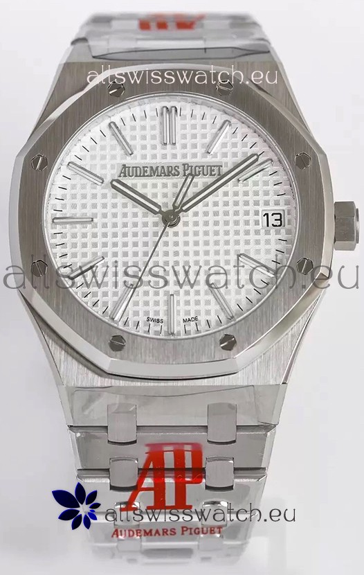 Audemars Piguet Royal Oak 15510 41MM White Dial 904L Steel CALIBRE 4302 Movement 1:1 Mirror Replica