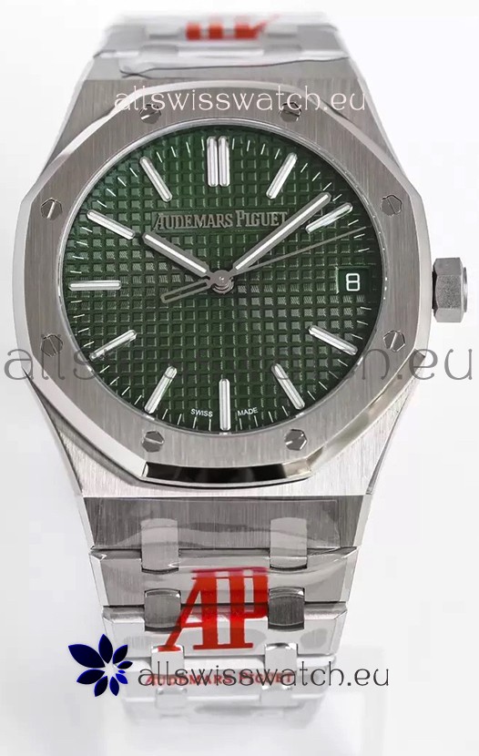 Audemars Piguet Royal Oak 15510 41MM Green Dial 904L Steel CALIBRE 4302 Movement 1:1 Mirror Replica