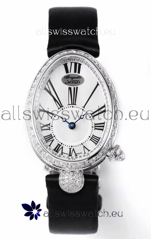 Breguet Reine De Naples Ladies Stainless Steel Swiss 1:1 Edition Replica Watch 
