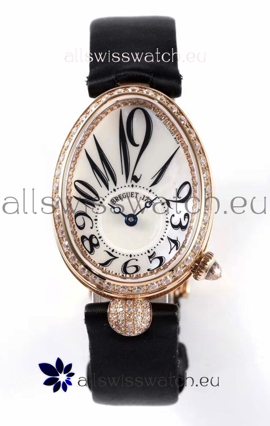 Breguet Reine De Naples Ladies Rose Gold Swiss 1:1 Edition Replica Watch 