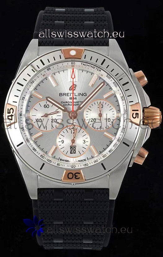 Breitling Chronomat B01 42 Edition Swiss 904L Steel Casing Silver Dial 1:1 Mirror Replica Watch