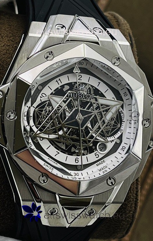 Hublot Big Bang UNICO Sang Bleu II Stainless Steel 1:1 Mirror Quality Swiss Replica Watch 